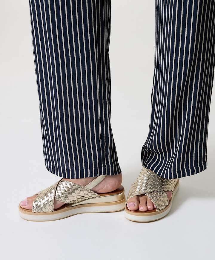 Wies dames sandalen goud