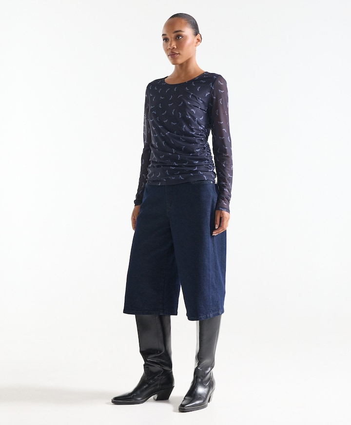 Dames top blauw