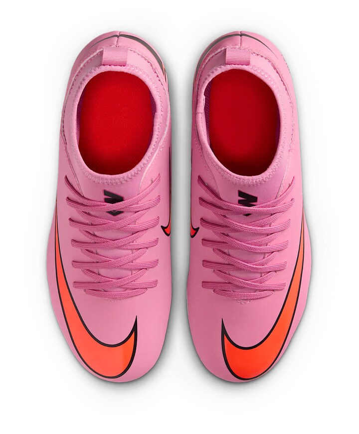 Jr Superfly 10 Club Fg/mg voetbalschoenen roze