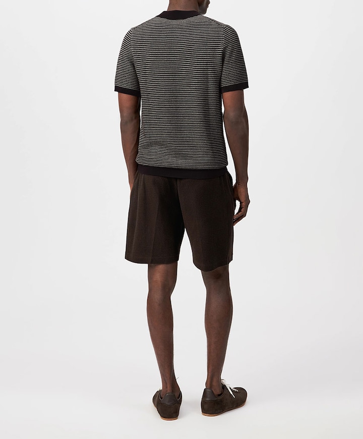 Heren polo bruin