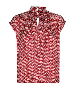 Dames top rood