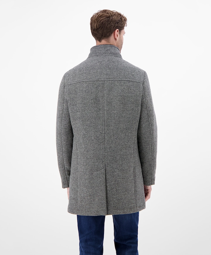 Heren jas grijs