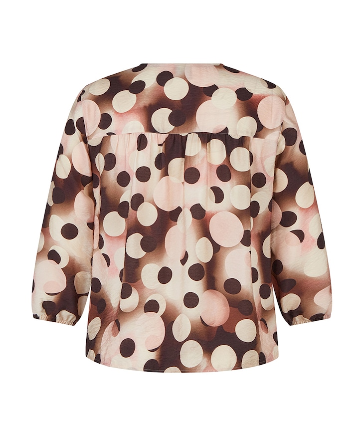 Dames blouse bruin
