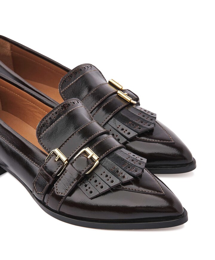 Jazz Lucy dames loafers bruin