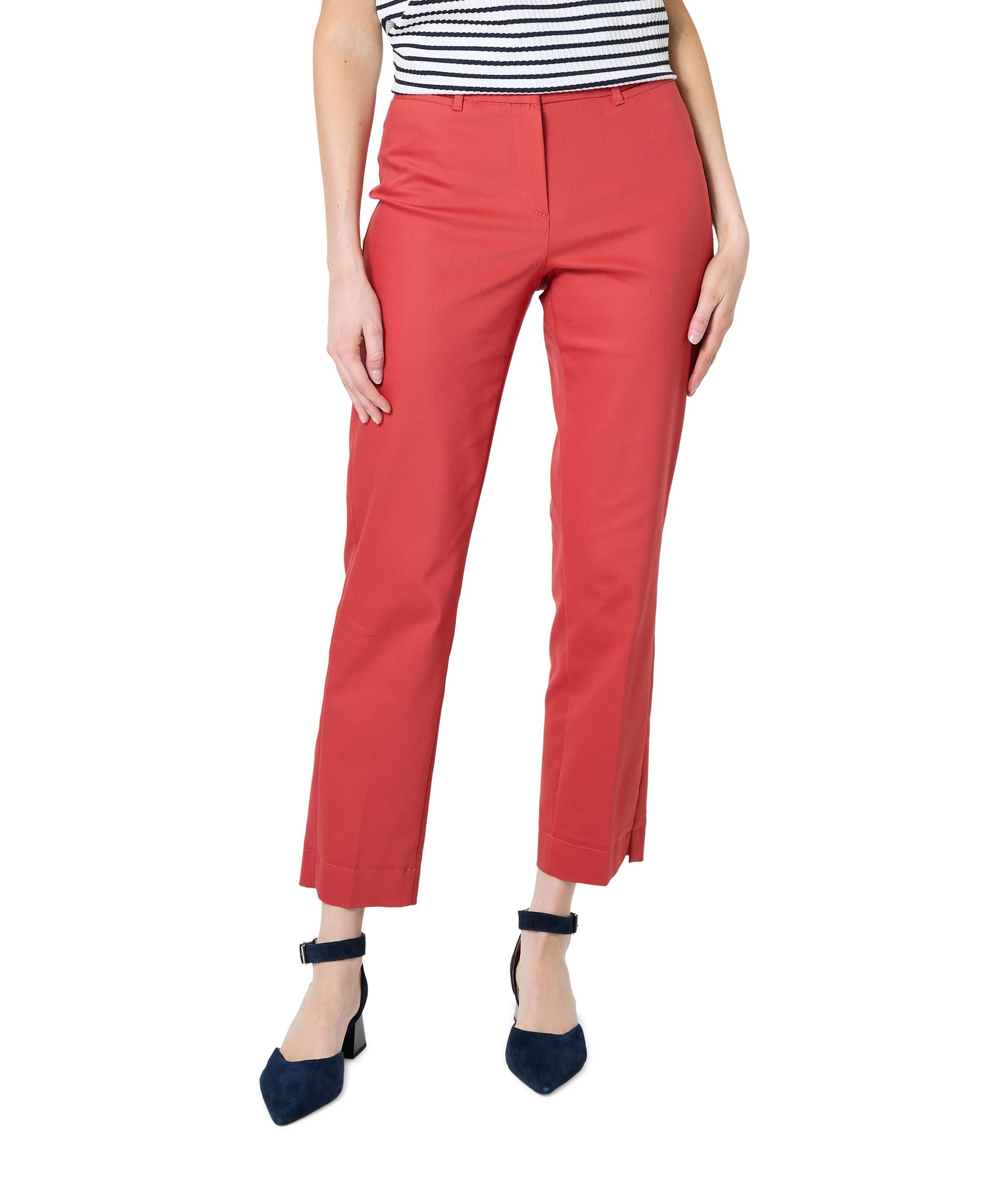 Zigarette Straight dames broek rood