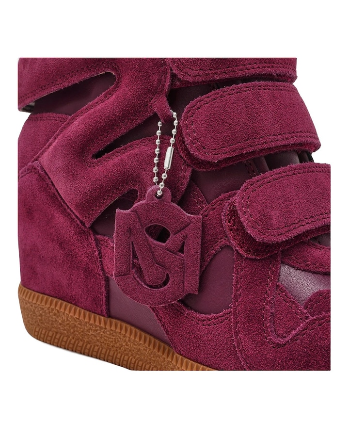 Mavis dames enkellaarzen bordeaux