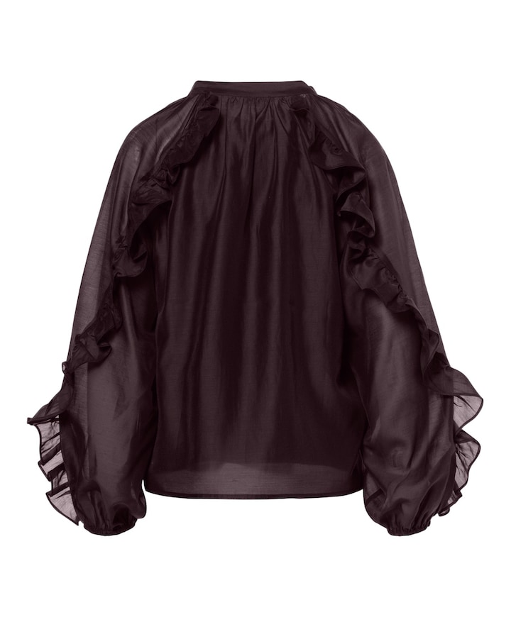 Dames blouse paars