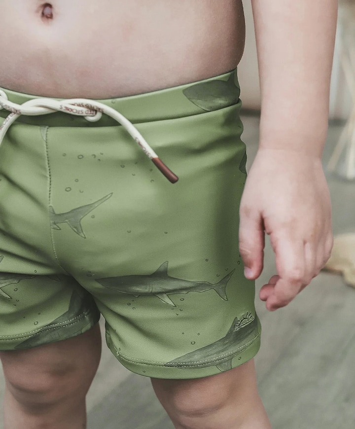 Jongens zwemshort groen