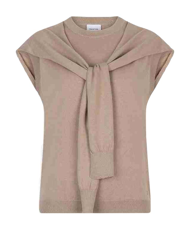 Dames top beige