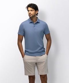 Heren polo blauw