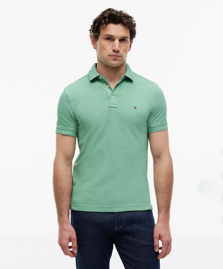 Heren polo groen