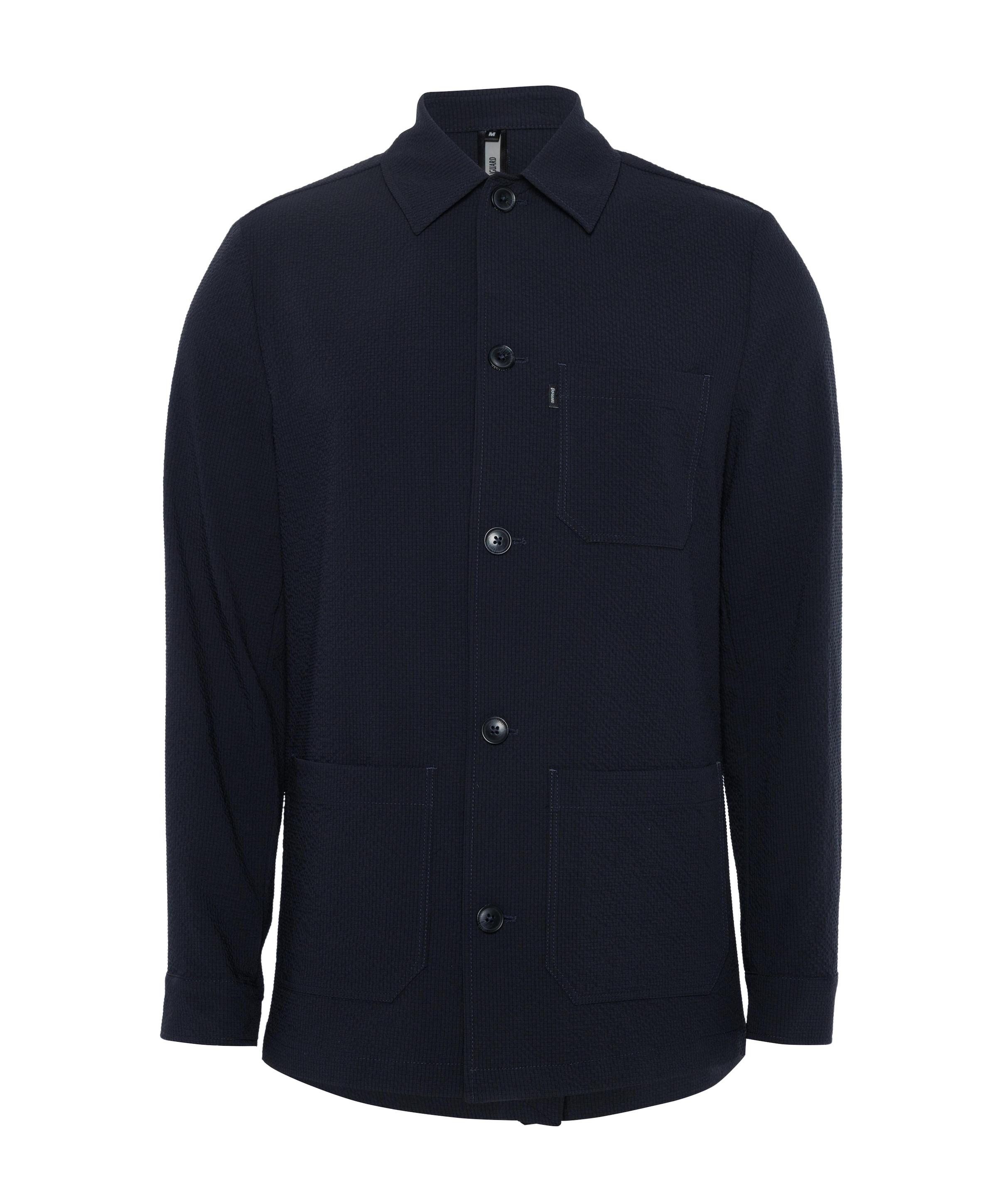 Heren overshirt blauw