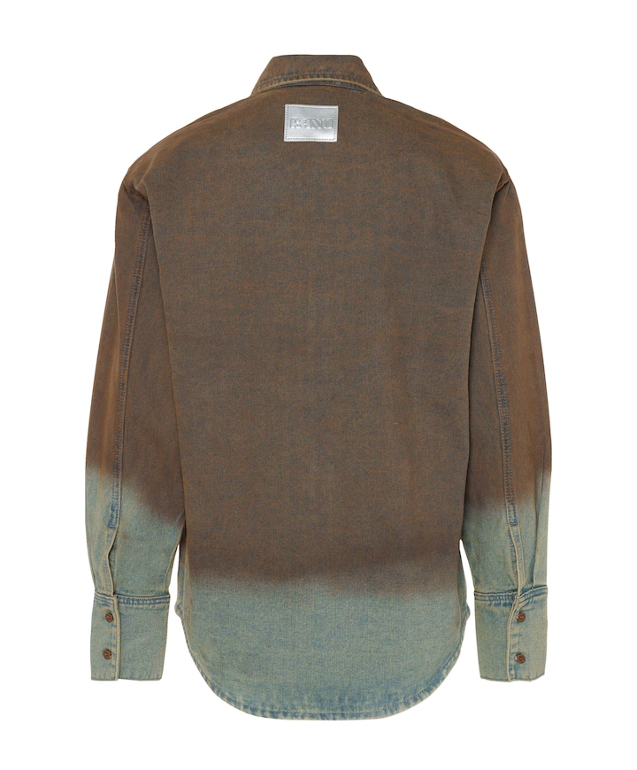 Dames blouse blauw