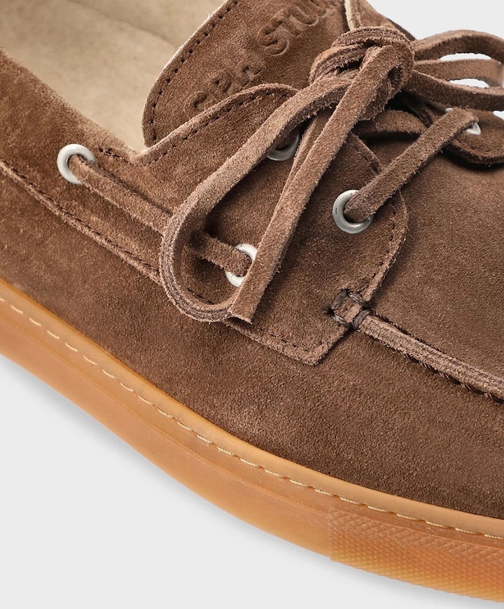 heren moccasins bruin