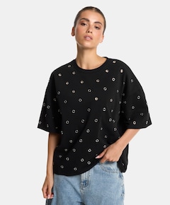 Dames T-shirt zwart