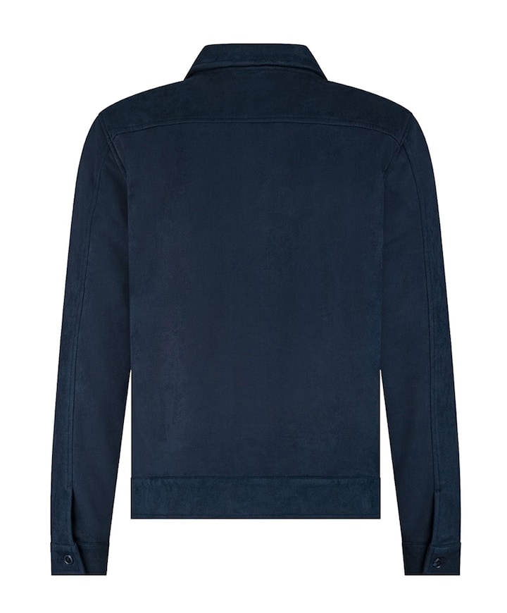 Heren overshirt blauw