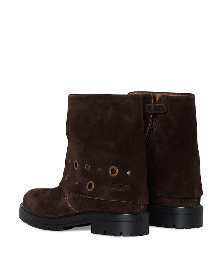Miles Moxie meisjes enkellaarzen bruin
