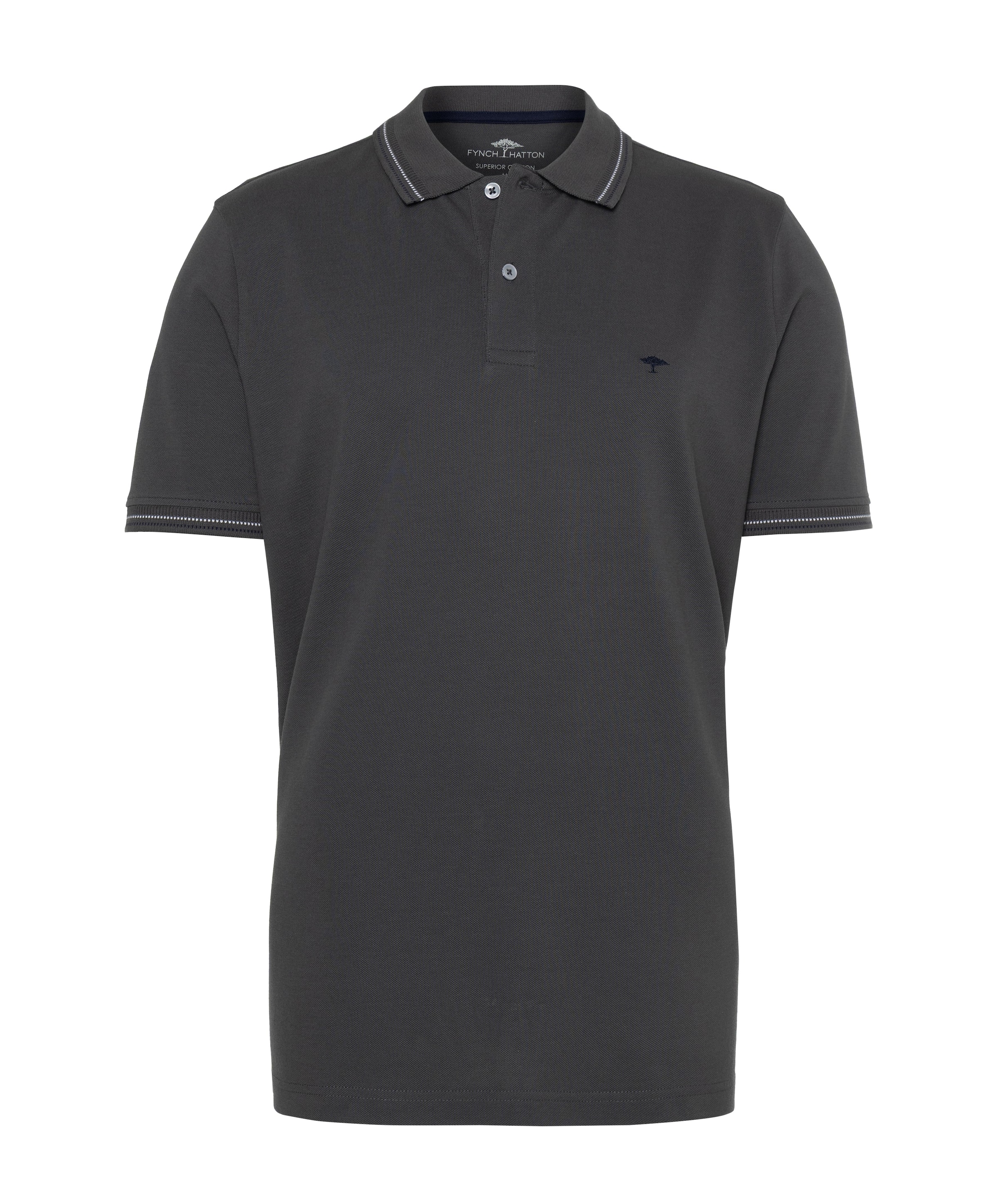 Heren polo grijs