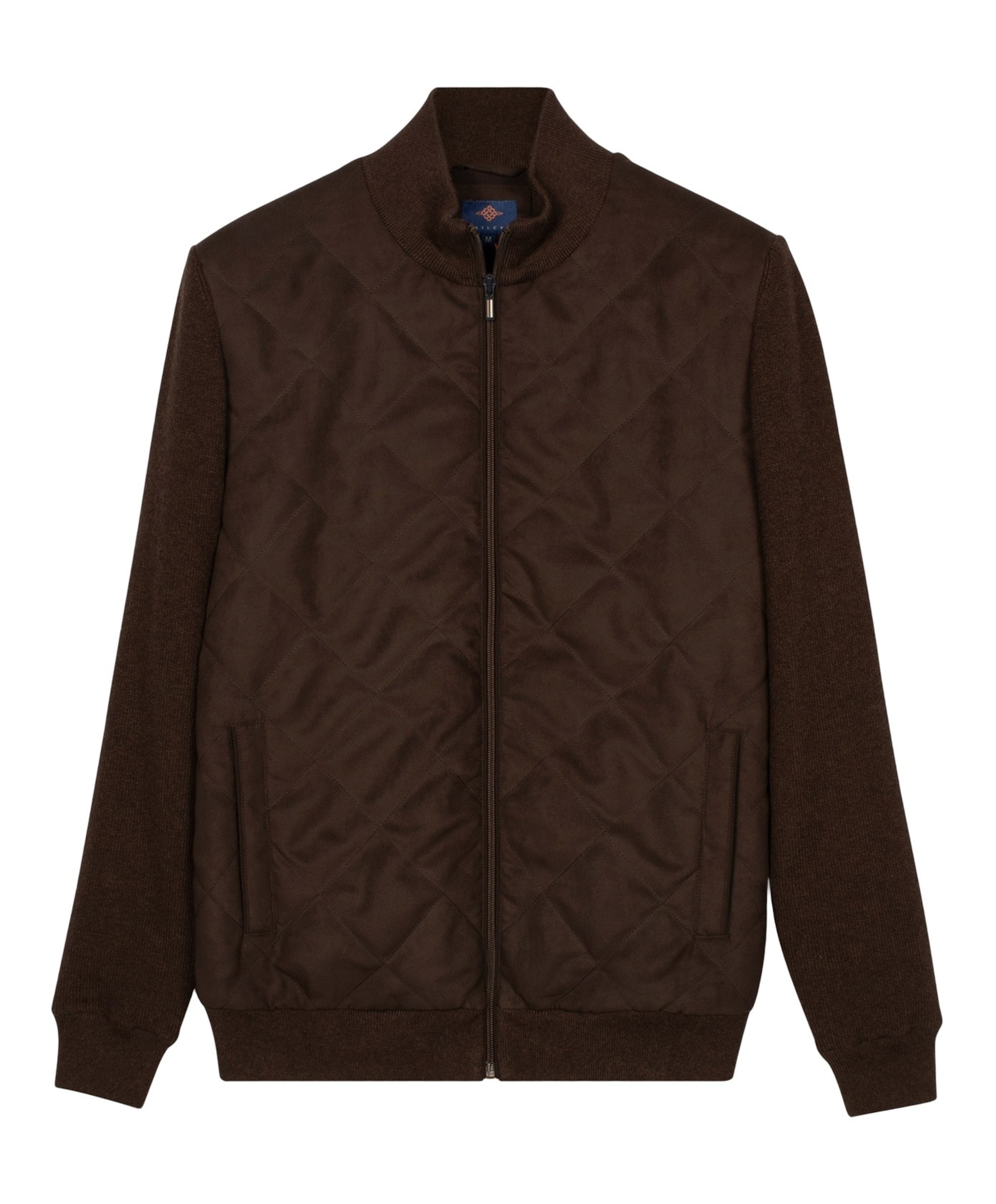 Heren vest bruin