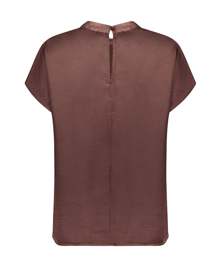 Dames blouse bruin