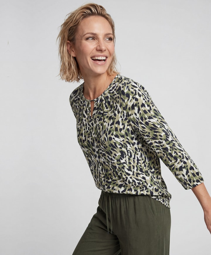 Dames longsleeve groen