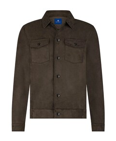 Heren overshirt bruin