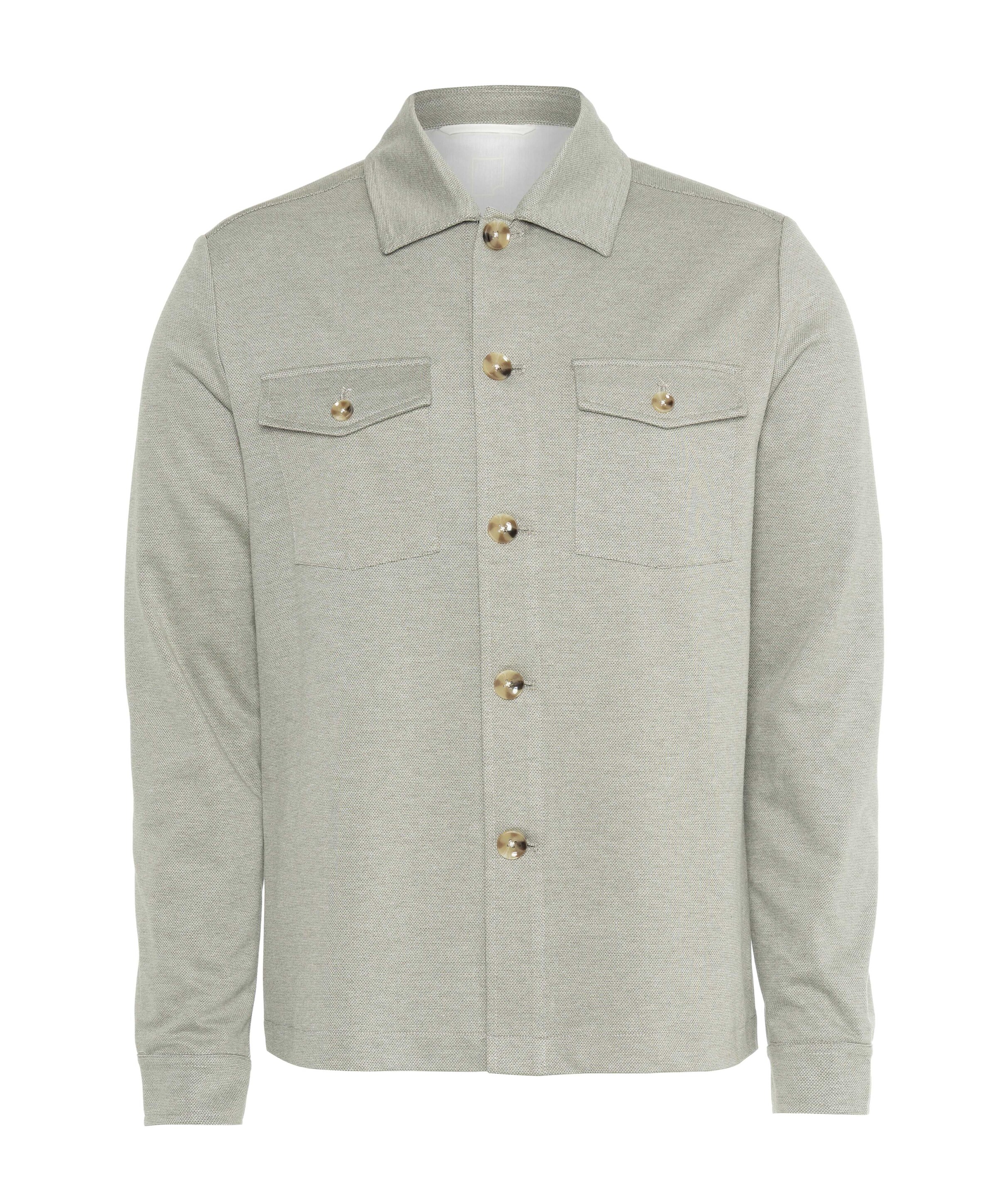 Heren overshirt groen