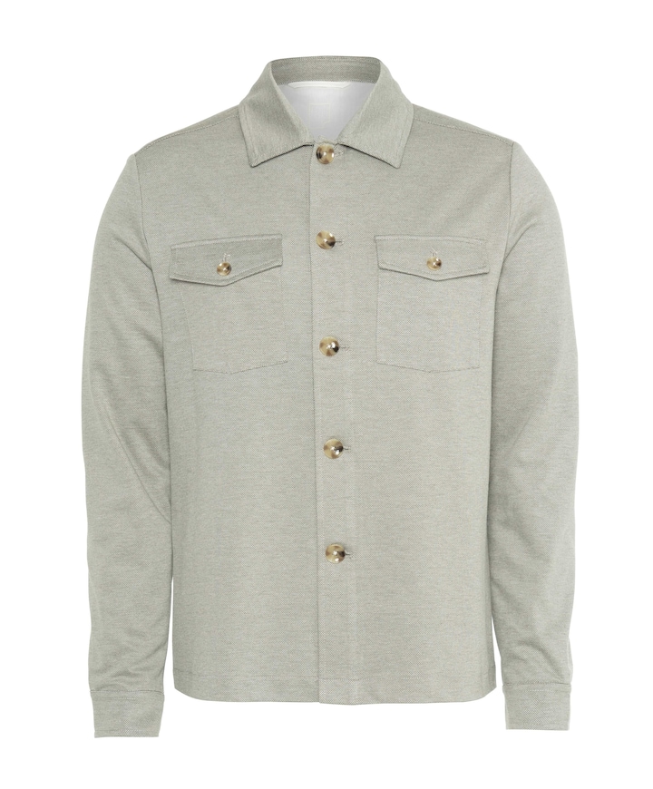 Heren overshirt groen