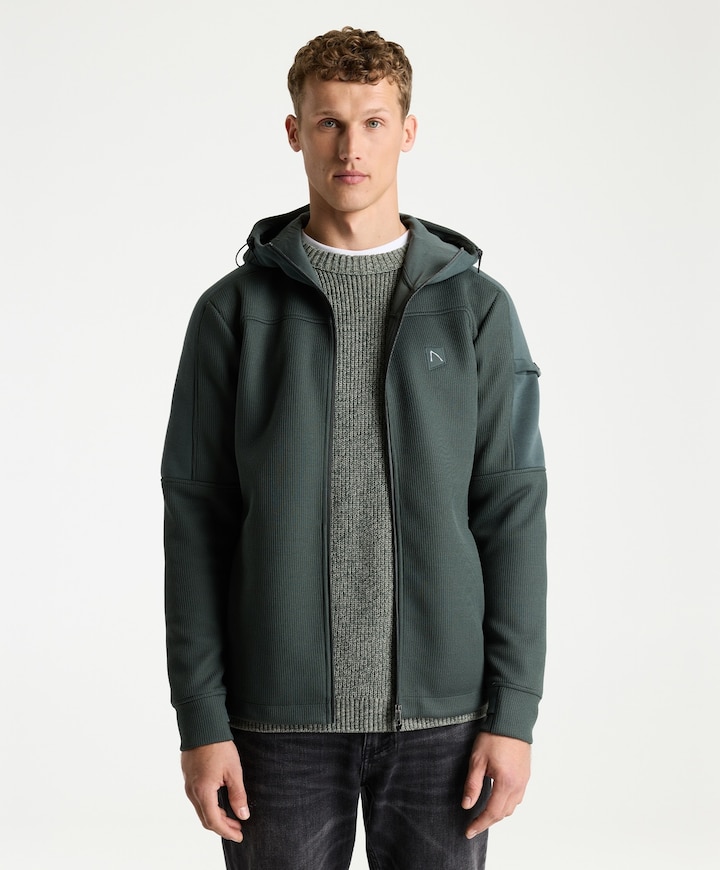 Heren vest groen