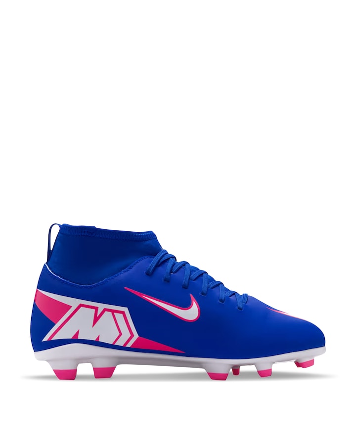 Jr Superfly 10 Club Fg/mg jongens voetbalschoenen blauw