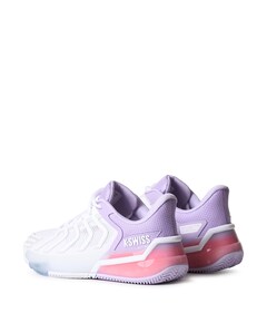 KS TFW ULTRASHOT 4 CLAY-WHT/ORCHID PETAL/NEONBLAZE dames tennisschoenen wit