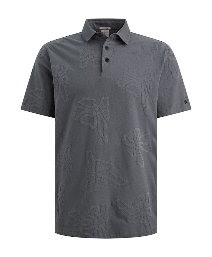Heren polo blauw