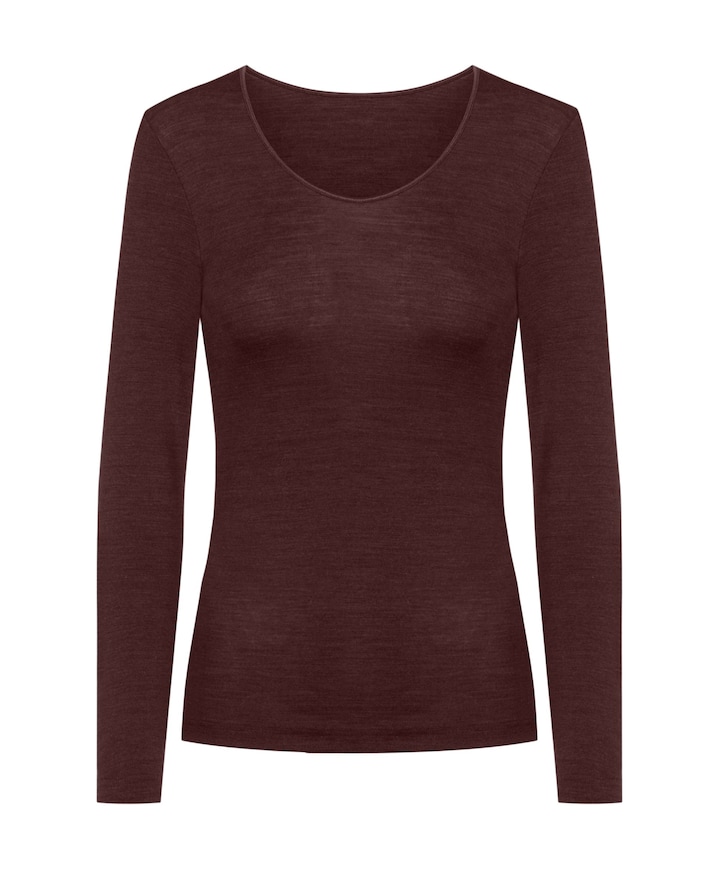 Dames T-shirt bordeaux