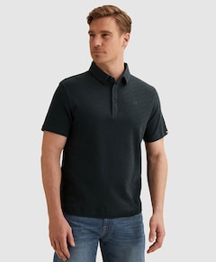 Heren polo blauw