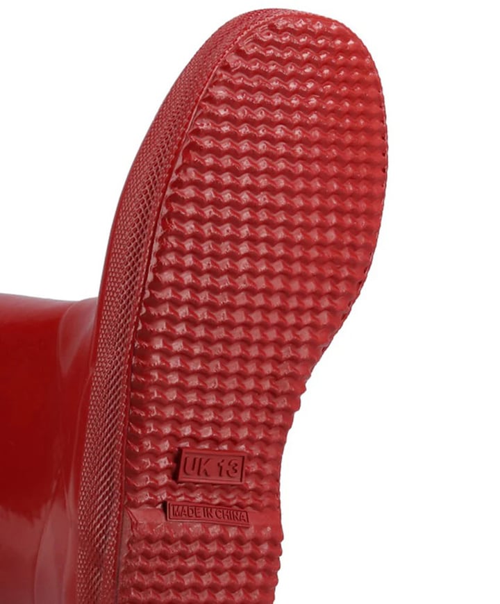 FIRST GLOSS BOOT regenlaarzen rood