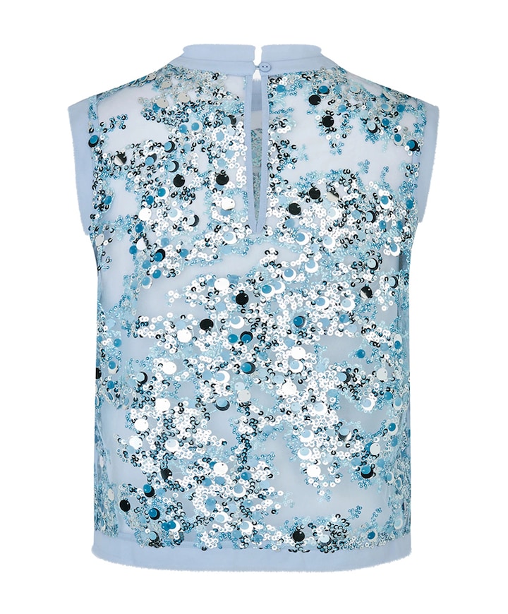 Dames top blauw