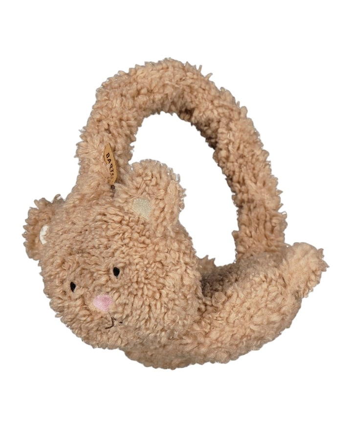 Meisjes oorwarmers beige