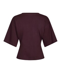 Dames T-shirt bordeaux