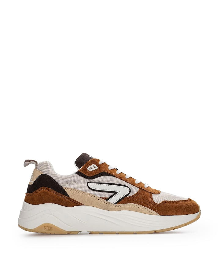 Glide S43 heren sneakers bruin