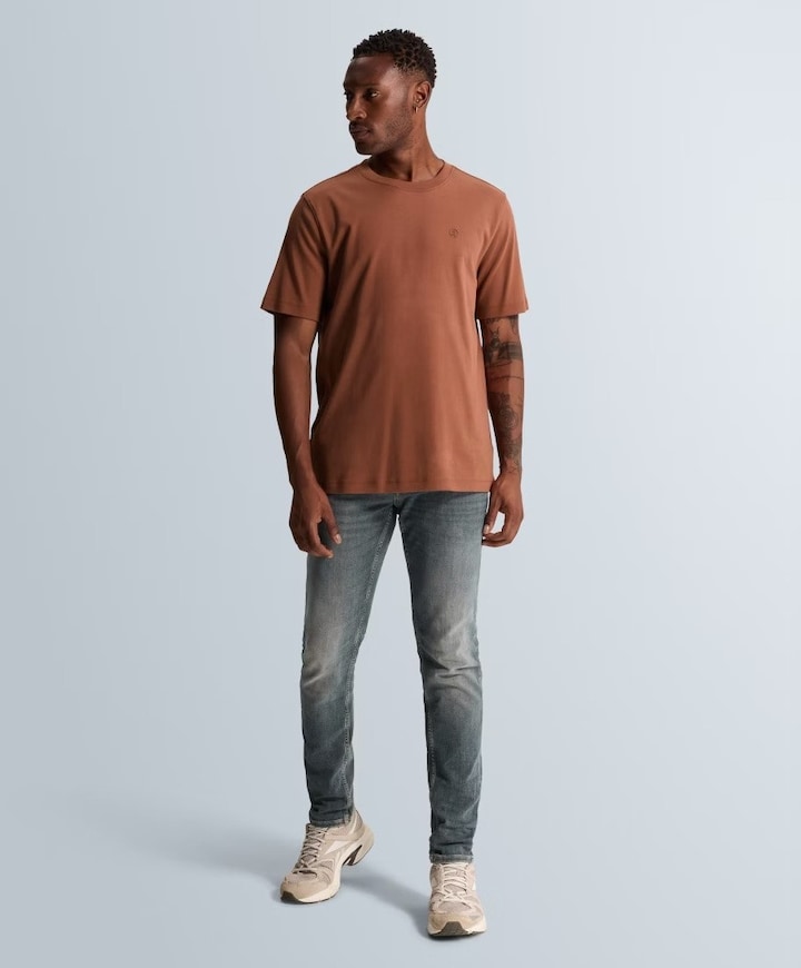 Heren T-shirt brique