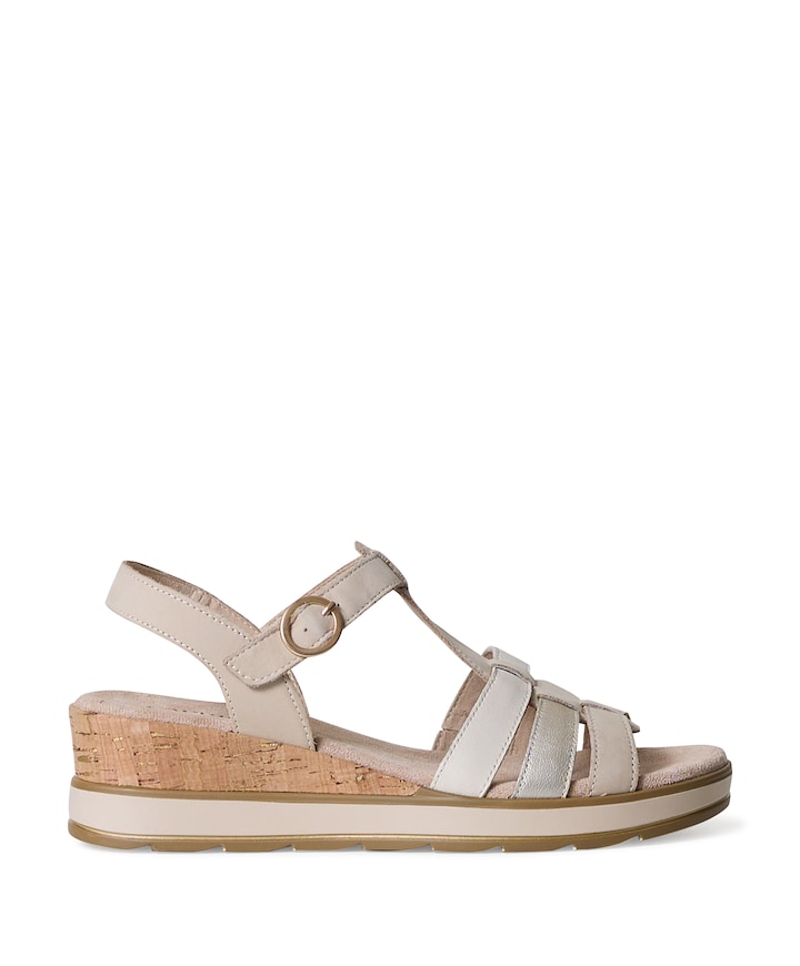 dames sandalen ecru