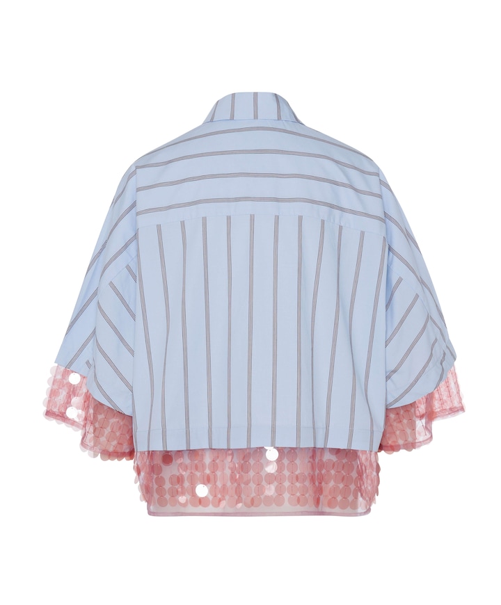 Dames blouse blauw