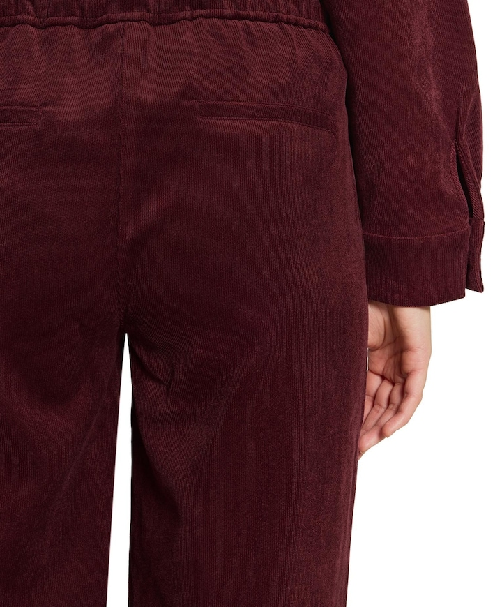 Hose Casual 7/8 LAEnge dames broek bordeaux