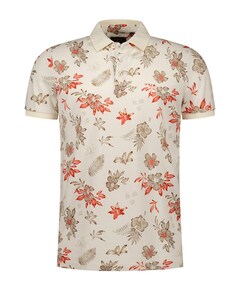 Heren polo ecru