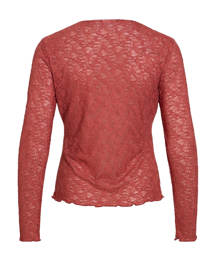 Dames longsleeve roze