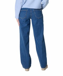 Liv Straight dames jeans blauw