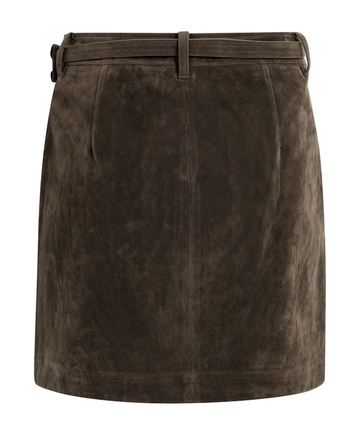 Dames rok bruin