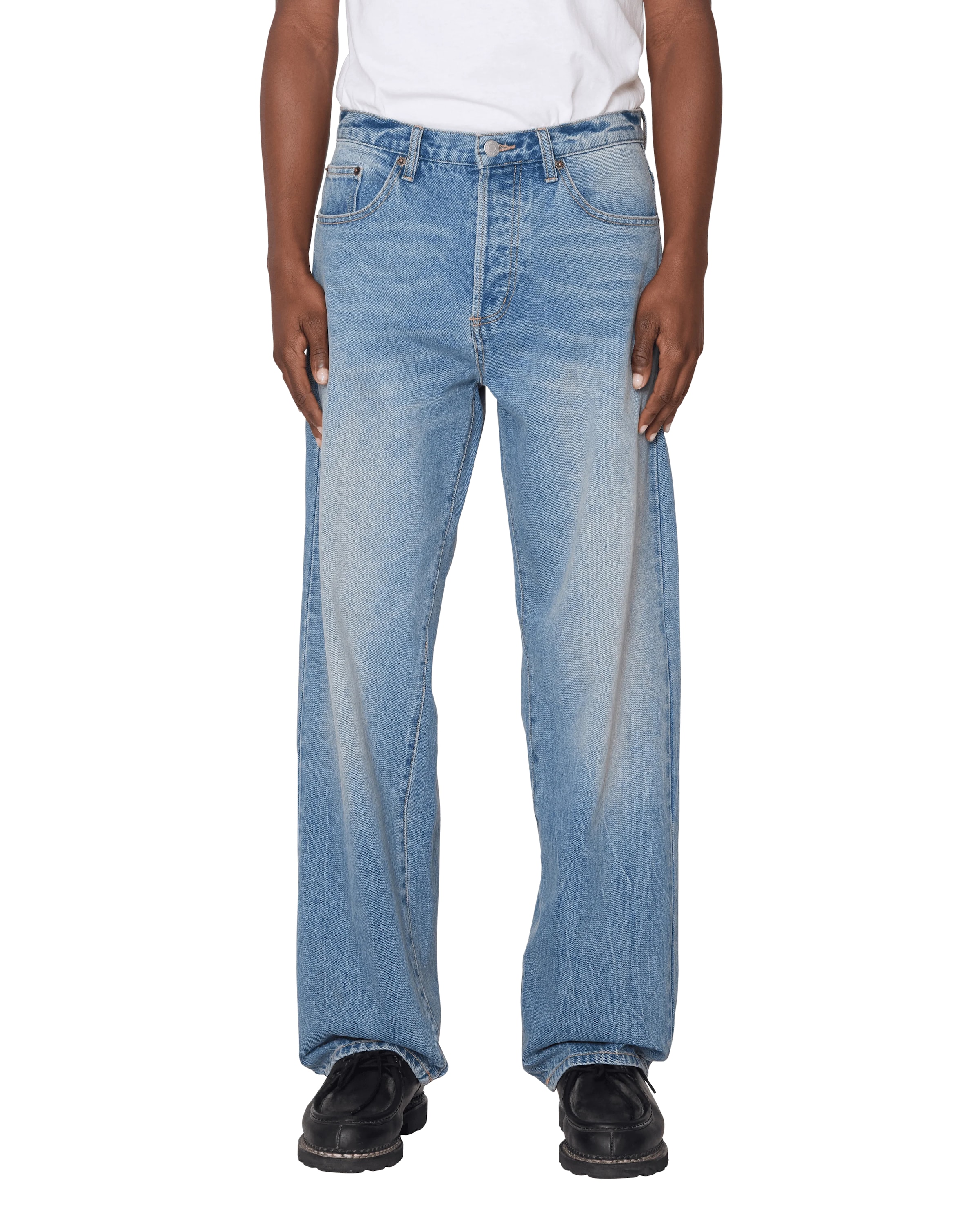 Boxcar Straight Leg Denim heren jeans blauw