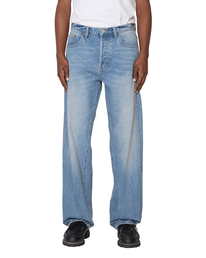 Boxcar Straight Leg Denim heren jeans blauw