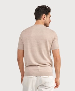 Heren T-shirt beige